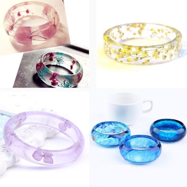 Bangle Resin Mold DIY Bangle Making, Multipurpose Jewellery Making Kit (2.4/2.6/2.8/2.10) (Pack of 4 pcs) - Image 2