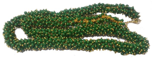 Pearl Loreals 3mm for Jewellery Making, Earring, Necklace, Bracelet (Pack of 80 Gms) (Dark Green)