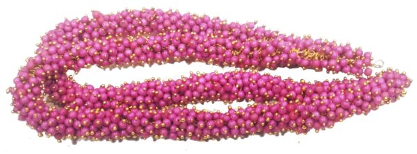 Pearl Loreals 3mm for Jewellery Making, Earring, Necklace, Bracelet (Pack of 80 Gms) (Pink)