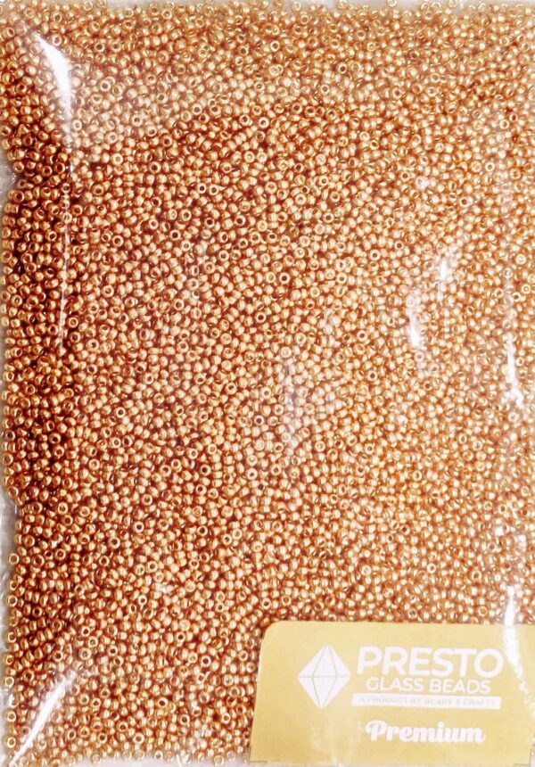 Sugar Beads/Seed Beads Unique Gold (1.9mm) for Embroidery, Bangle, Aari Work, Maggam Work (Pack of 150 GMS.) (Premium)