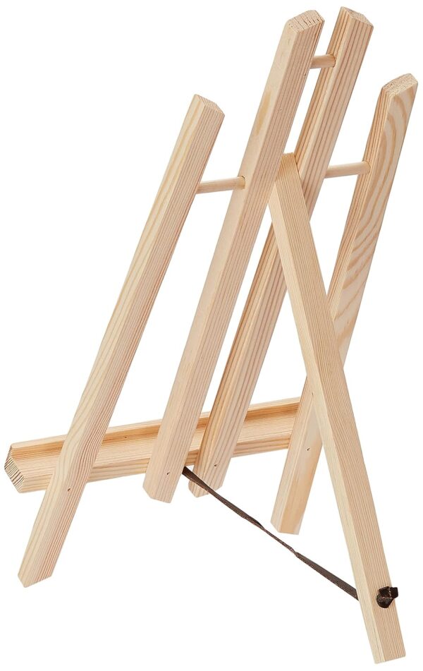 Easel Stand Tabletop A-Frame Wooden Easel (Pack of 1 Pcs) - Image 2