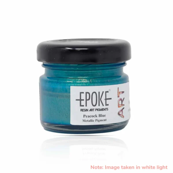 Peacock Blue (Metallic) - Mini Pigment Paste -20g - Image 2